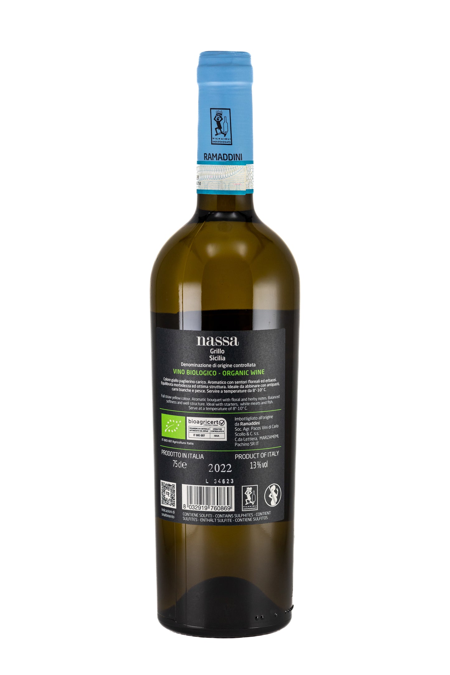NASSA GRILLO DOC SIZILIEN - Biologischer Wein