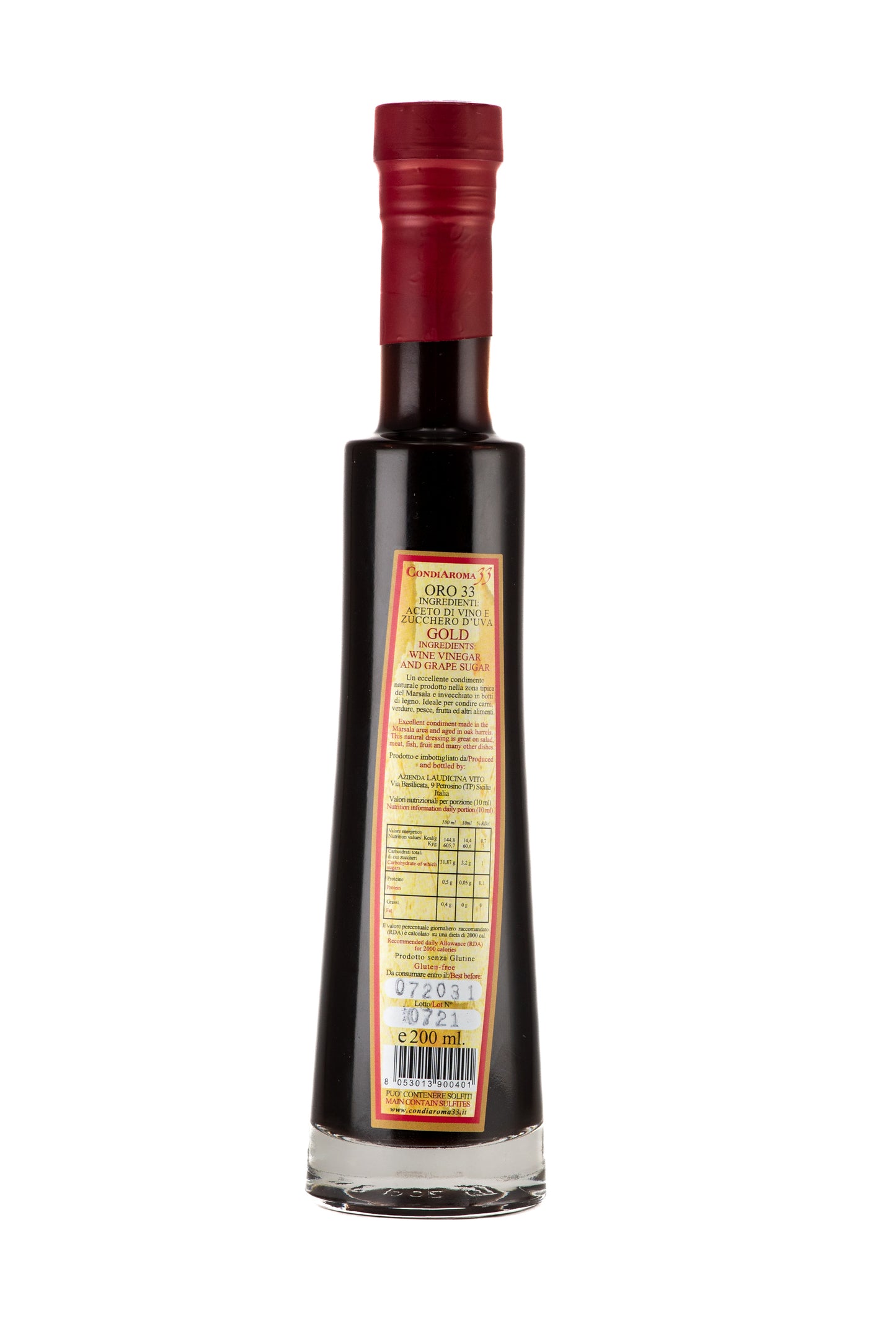 ACETO RISERVA ORO - Gereifter Essig 33 Jahre