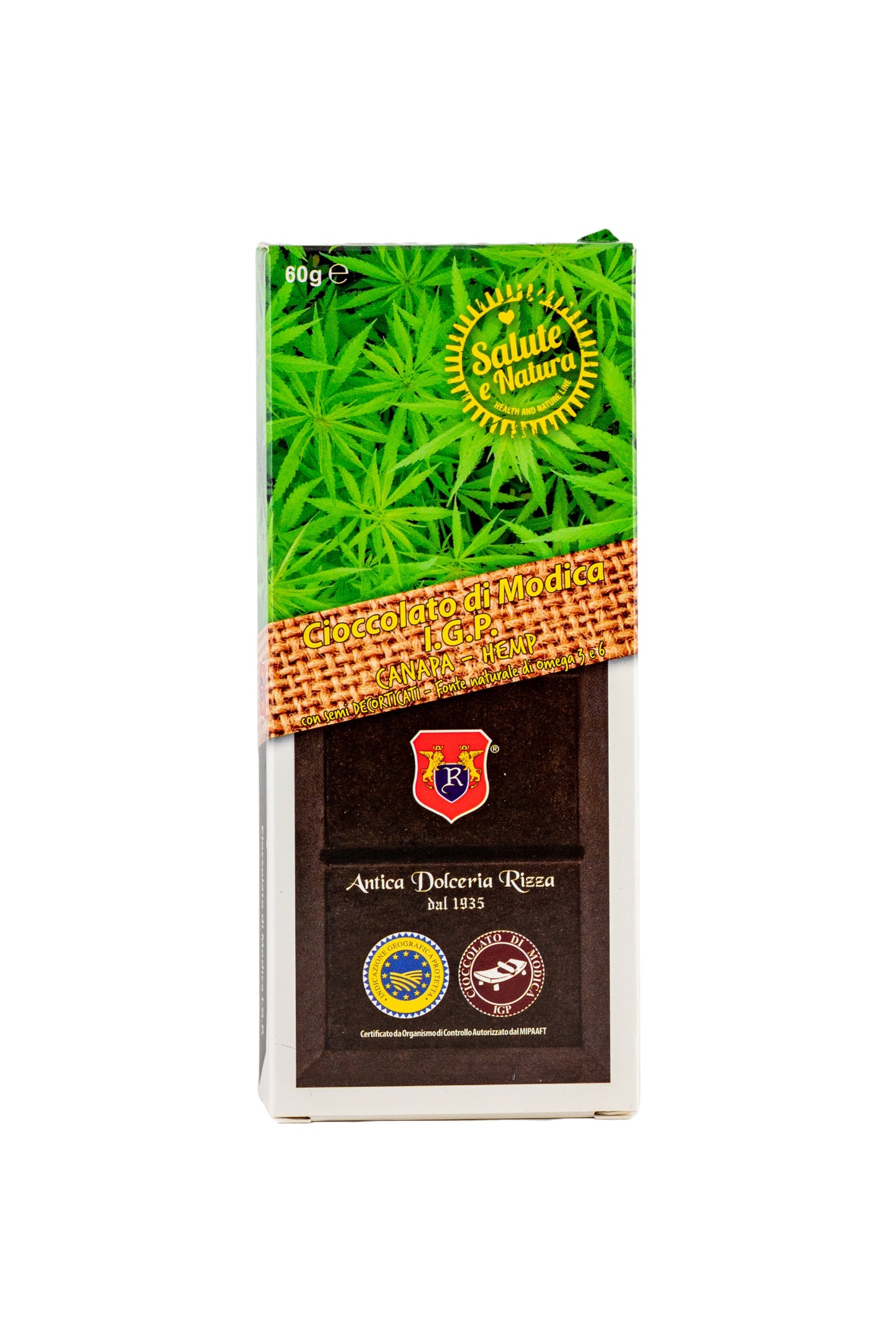 CIOCCOLATO DI MODICA - CANAPA (60g)