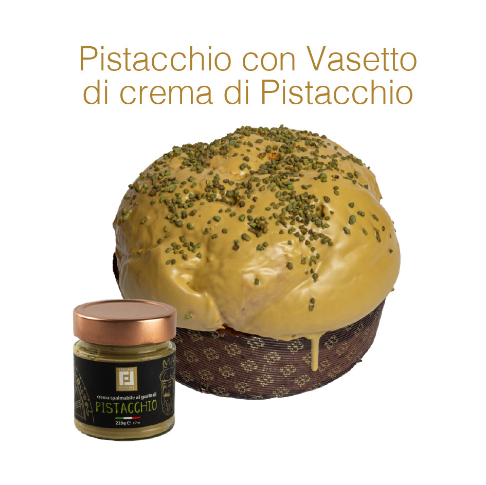 PANETTONE - AL PISTACCHIO CON VASETTO