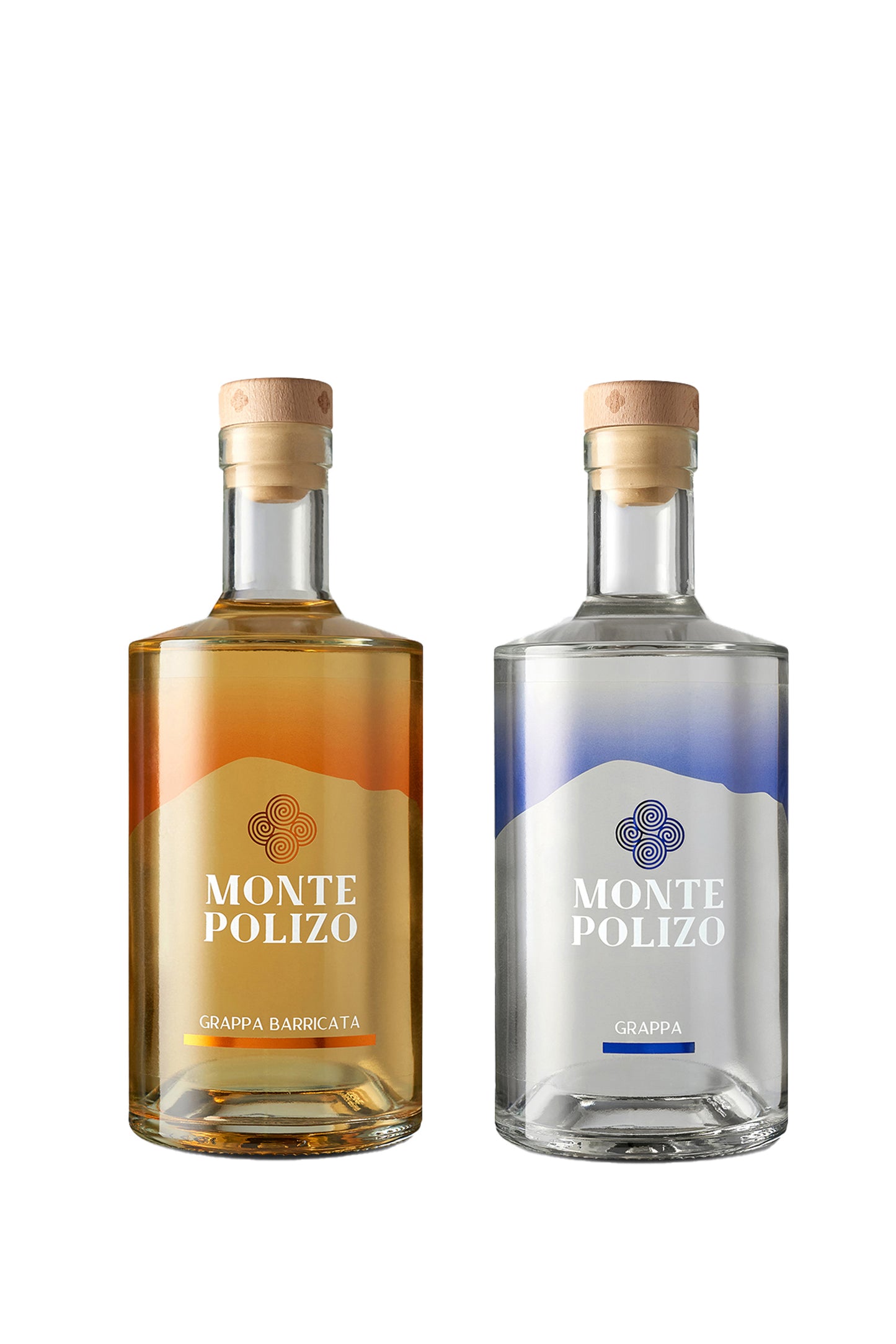 Grappa Bianca und Barricata aus handwerklicher sizilianischer Herstellung – fruchtig-florale und intensiv-sanfte Grappa in stilvollen 70cl Flaschen. 40% Vol.