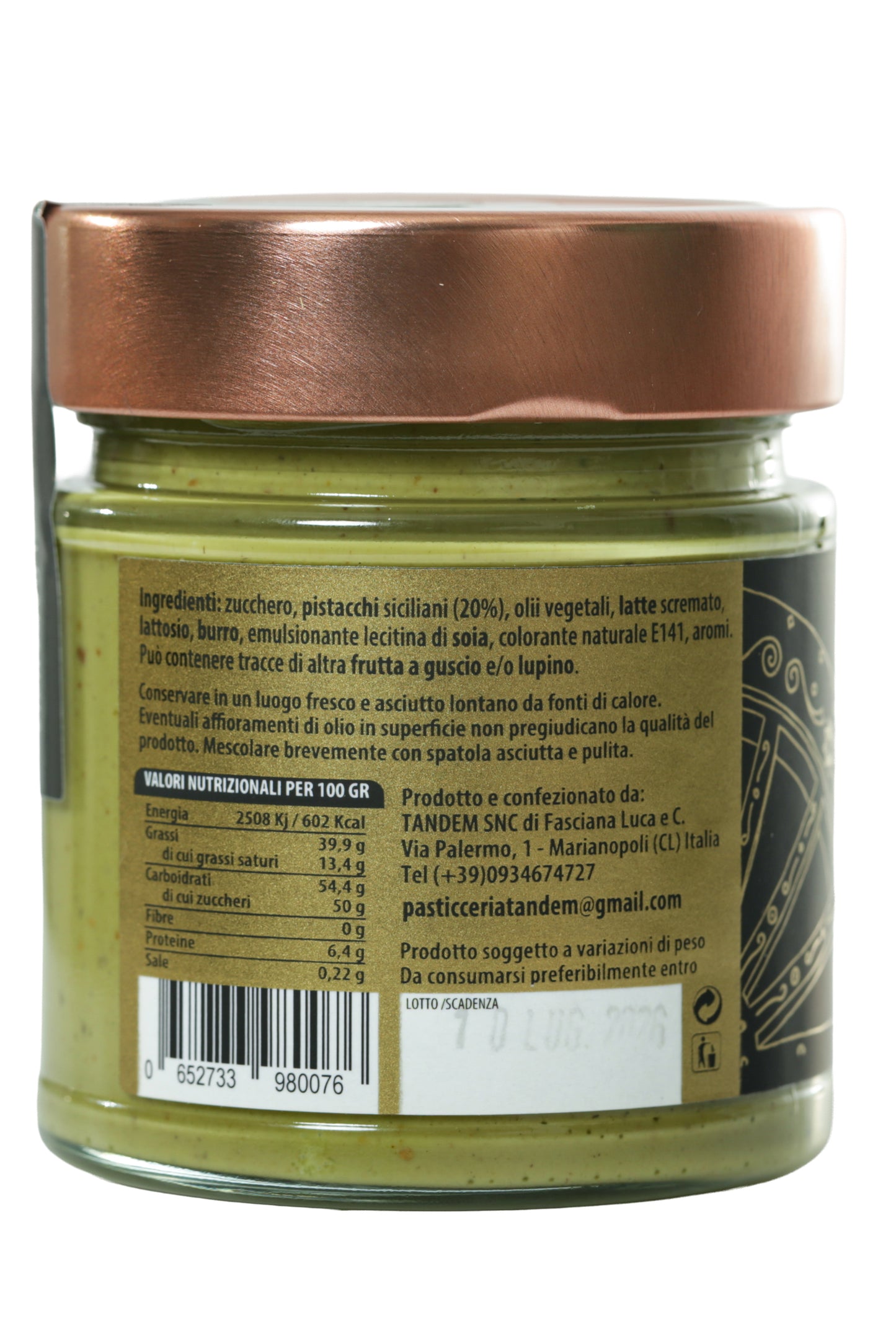 CREMA DI PISTACCHIO