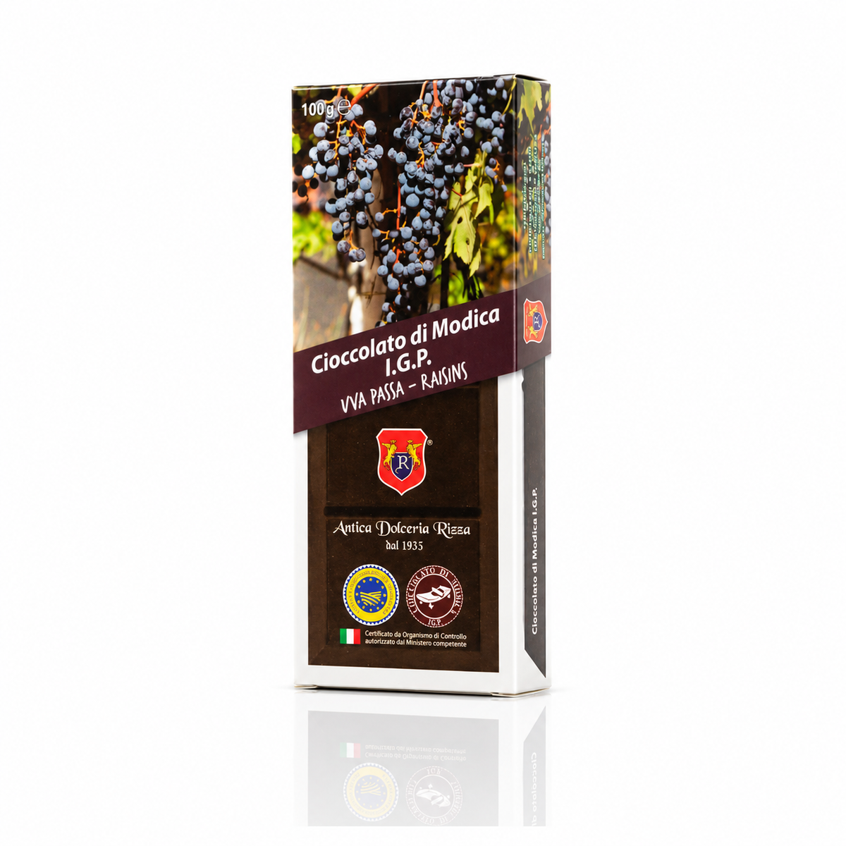 CIOCCOLATO DI MODICA – UVA PASSA