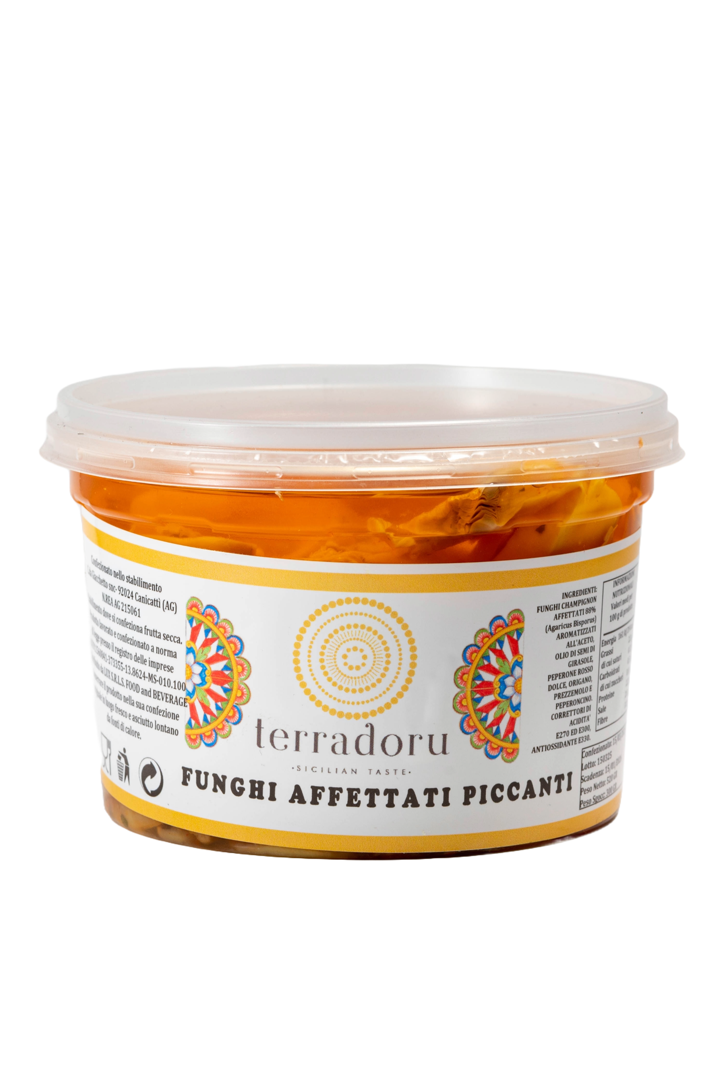 FUNGHI AFFETTATI PICCANTI