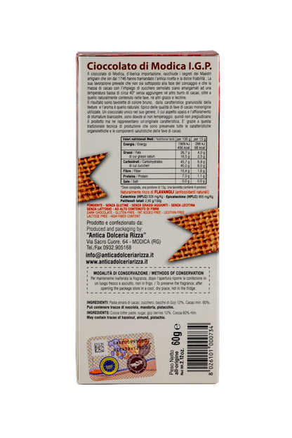 CIOCCOLATO DI MODICA - BACCHE DI GOJI