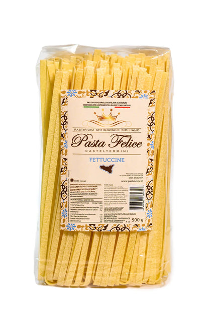 Fettuccine Pasta Artigianale Felice aus Sizilien – ein Symbol für sizilianische Handwerkskunst 