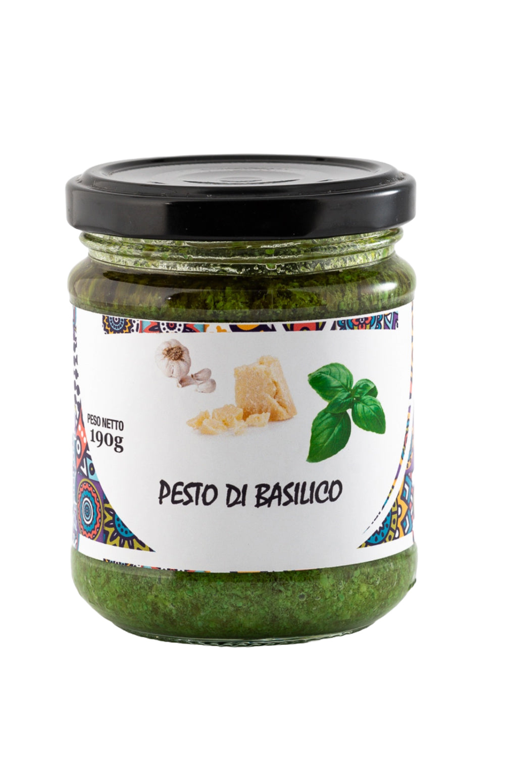 Ein Glas Basilikumpesto von Feinkost Nicoletti in Schongau Basilikum Knoblauch