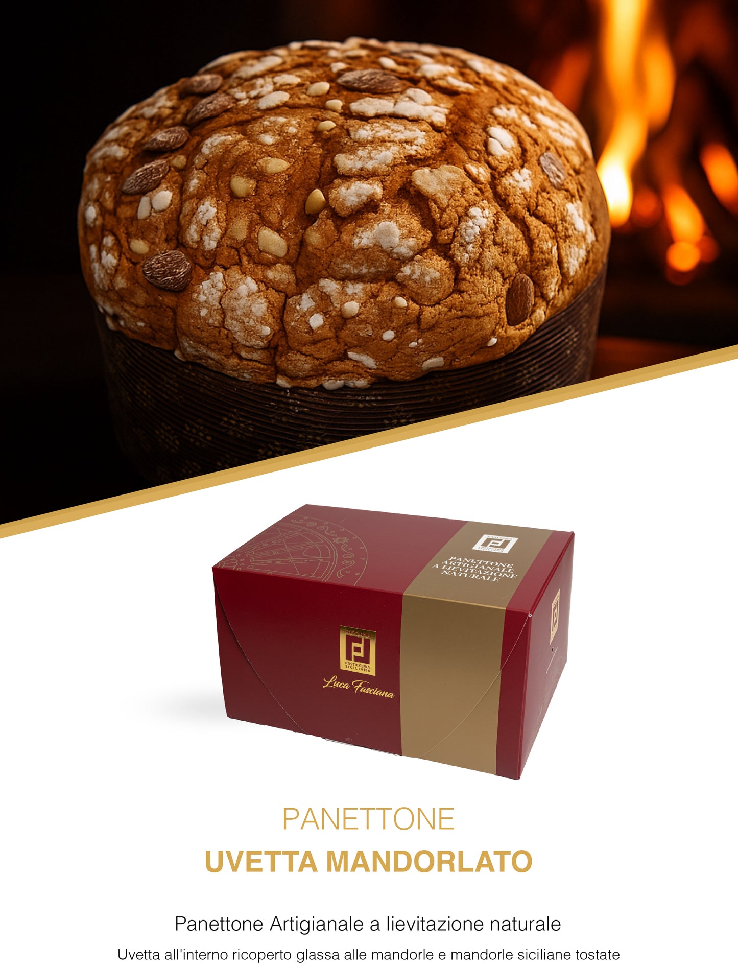 PANETTONE - UVETTA MANDORLATO